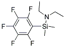 N,N-DIETHYL-1,1-DIMETHYL-1-(PENTAFLUOROPHENYL)-SILYAMINE Struktur