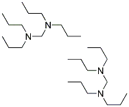 N,N,N',N'-TETRA(N-PROPYL)METHYLENEDIAMINE, [BIS(DI-N-PROPYLAMINO)METHANE] Struktur