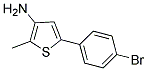 METHYL-3-AMINO-5-(4-BROMOPHENYL)THIOPHENE Struktur