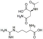 L-ARGININE N-ACETYL-L-ASPARAGINATE Struktur