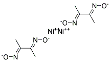 DIMETHYLGLYOXIME DINICKEL SALT Struktur