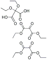 DIETHYL KETOMALONATE, (DIETHYL MESOXALATE; DIETHYLOXOMALONATE) Struktur