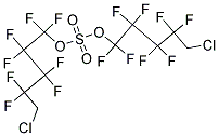 BIS(5-CHLOROOCTAFLUOROPENTYL)SULPHATE Struktur