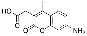 7-AMINO-4-METHYLCOUMARIN-3-ACETIC ACID Struktur