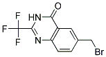 6-(BROMOMETHYL)-2-(TRIFLUOROMETHYL)QUINAZOLIN-4(3H)-ONE Struktur