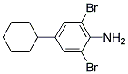 4-CYCLOHEXYL-2,6-DIBROMOANILINE Struktur