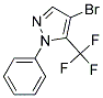 4-BROMO-5-(TRIFLUOROMETHYL)-1-PHENYL-1H-PYRAZOLE Struktur