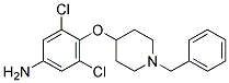 4-(1-BENZYLPIPERIDIN-4-YLOXY)-3,5-DICHLOROBENZENAMINE Struktur