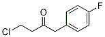 3-CHLORO-1-(4-FLUOROBENZYL)-PROPANONE Struktur