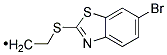 [(6-BROMOBENZO[D]THIAZOL-2-YLTHIO)METHYL] METHYL Struktur