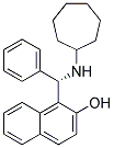 (S)-(-)-1-[(A-CYCLOHEPTYLAMINO)BENZYL]-2-NAPHTHOL Struktur