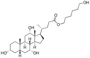 6'-Hydroxyhexyl cholate Struktur