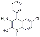 3-AMINO-6-CHLORO-1-METHYL-4-PHENYLQUINOLIN-2-OL Struktur