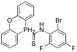 N-(2-BROMO-4,6-DIFLUOROPHENYL)OXO(DIPHENYL)PHOSPHORANECARBOTHIOAMIDE, TECH Struktur