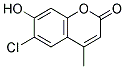 6-CHLORO-7-HYDROXY-4-METHYL-2H-CHROMEN-2-ONE, TECH Struktur