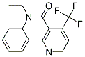 N-ETHYL-N-PHENYL-4-(TRIFLUOROMETHYL)NICOTINAMIDE, TECH Struktur