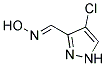 4-CHLORO-1H-PYRAZOLE-3-CARBALDEHYDE OXIME, TECH Struktur