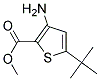 3-AMINO-5-TERT-BUTYLTHIOPHENE-2-CARBOXYLICACID METHYL ESTER Struktur