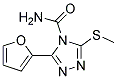 3-FURAN-2-YL-5-METHYLSULFANYL-[1,2,4]TRIAZOL-4-YLAYLAMINE Struktur