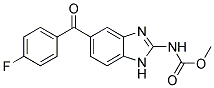 [5-(4-FLUORO-BENZOYL)-1H-BENZOIMIDAZOL-2-YL]-CARBAMIC ACID METHYL ESTER Struktur