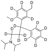 N,N-DIISOPROPYL-3-(2-METHOXY-5-METHYL-PHENYL)-3-PHENYLPROPYLAMINE-D14 Struktur