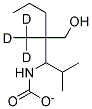 N-ISOPROPYL-2-METHYL-D3-2-PROPYL-3-HYDROXYPROPYL CARBAMATE Struktur