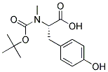 N-METHYL-N-T-BUTOXYCARBONYL-L-TYROSINE Struktur