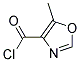 5-METHYL-1,3-OXAZOLE-4-CARBONYL CHLORID Struktur