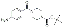 TERT-BUTYL 4-(4-AMINOBENZOYL)TETRAHYDRO-1(2H)-PYRAZINECARBOXYLAT Struktur