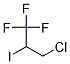 3-CHLORO-2-IODO-1,1,1-TRIFLUOROPROPAN Struktur