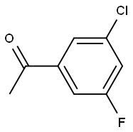 3'-CHLORO-5'-FLUOROACETOPHENON Struktur