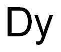 DYSPROSIUM 1,000 PPM ICP STANDARD SOLUTION Struktur