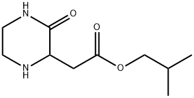 ISOBUTYL 2-(3-OXO-2-PIPERAZINYL)ACETATE Struktur