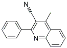 4-METHYL-2-PHENYLQUINOLINE-3-CARBONITRILE Struktur