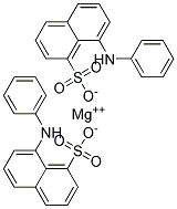 8-Anilinonaphthalene-1-sulfonic acid magnesium salt Struktur