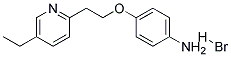 4-[2-(5-Ethyl-2-Pyridyl)Ethoxy]Aniline Hydrobromide Struktur