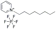 N-Octyl-Pyridium Hexafluorophosphate Struktur