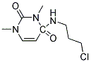 4-(3-Chloropropyl)Amino-1,3-Dimethyluracil Struktur