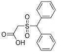 Diphenylmethylsulfonyl-Acetic Acid Structure