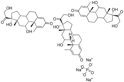 Methylprednisolone Sodium phosphate USP24,BP98 Struktur