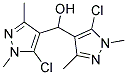 Bis(5-chloro-1,3-dimethyl-1H-pyrazol-4-yl)methanol Struktur