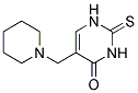 5-(Piperidin-1-ylmethyl)-2-thioxo-2,3-dihydro-1H-pyrimidin-4-one Struktur