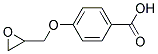 4-(Oxiran-2-ylmethoxy)benzoic acid Struktur