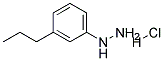 3-Propylphenylhydrazine hydrochloride Struktur