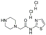 2-(Piperazin-1-yl)acetic acid N-(2-thiazolyl)amide dihydrochloride Struktur