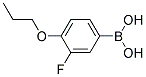 3-Fluoro-4-propoxybenzeneboronic acid Struktur