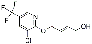 4-[3-Chloro-5-(trifluoromethyl)pyridin-2-yloxy]but-2-en-1-ol Struktur