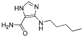 4-(pentylamino)-1H-imidazole-5-carboxamide Struktur