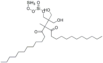 DILAUROYL TRIMETHYLOLPROPANE SILOXY SILICATE Struktur