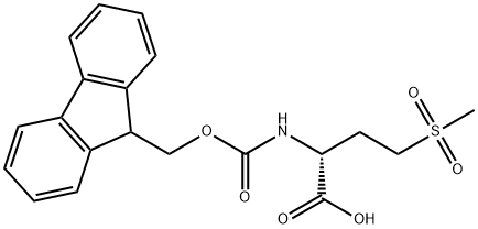 Fmoc-D-methionine sulfone Struktur